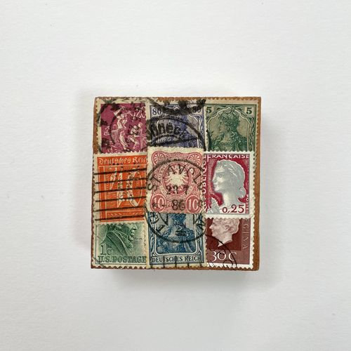 quadre mini miniatura fusta segells record enviament