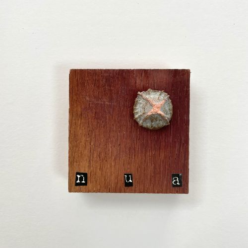 quadre mini miniatura fusta nua pit dona