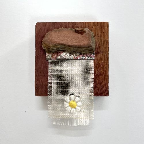 quadre mini miniatura fusta margarida façana