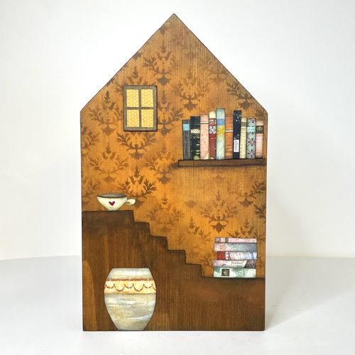 refugis Fina Veciana caseta de fusta pintada llar hogar libros books llibres el món del te